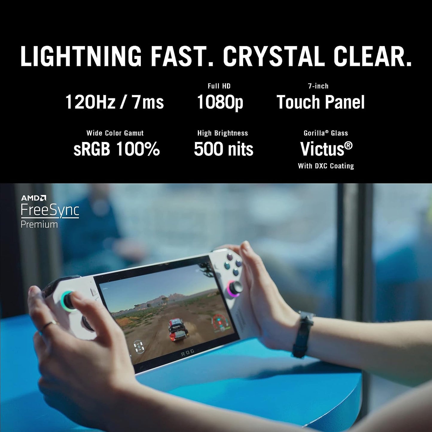 Asus ROG Ally 7" 120Hz FHD 1080p Gaming - AMD Ryzen Z1 Extreme Processor - 512GB - RC71L